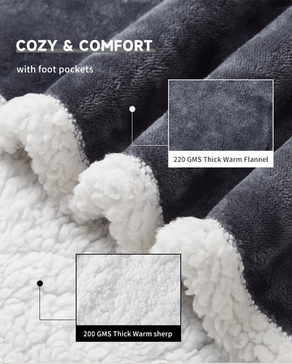 CozyWear Wearable Heated Blanket