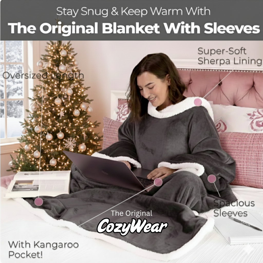 CozyWear™ Wearable Heated Blanket
